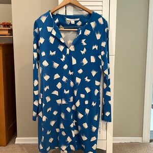 Diane Von Furstenburg tunic style knee length jersey dress